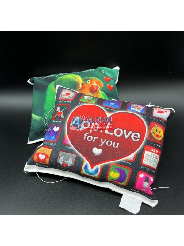 MINI CUSCINO CARTOLINA AMOROSO