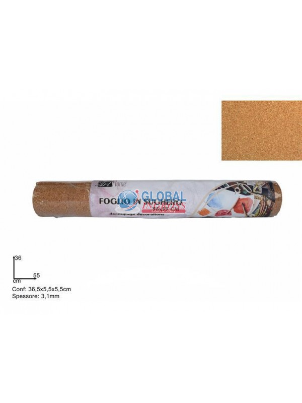 FOGLIO SUGHERO 36x55 3,1mm