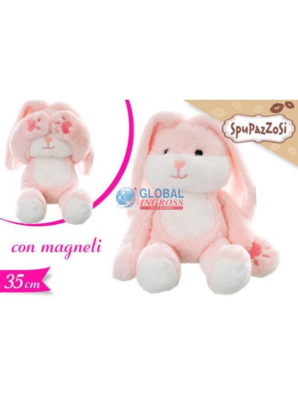 PELUCHE CONIGLIO C/MAGNETE 35cm