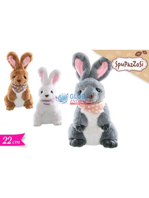 PELUCHE CONIGLIO ASS. 22cm