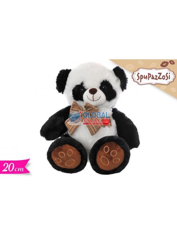 PELUCHE PANDA C/FIOCCO 20cm