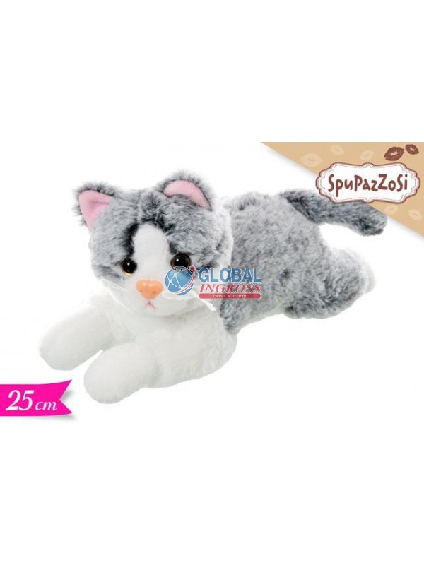 PELUCHE GATTINO SDRAIATO 25cm