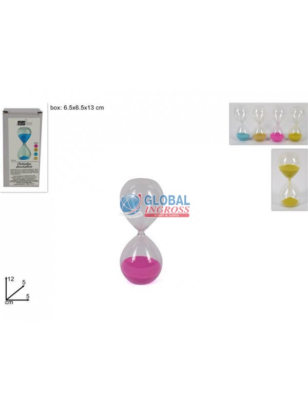 CLESSIDRA 12x5cm SABBIACOL.ASS.