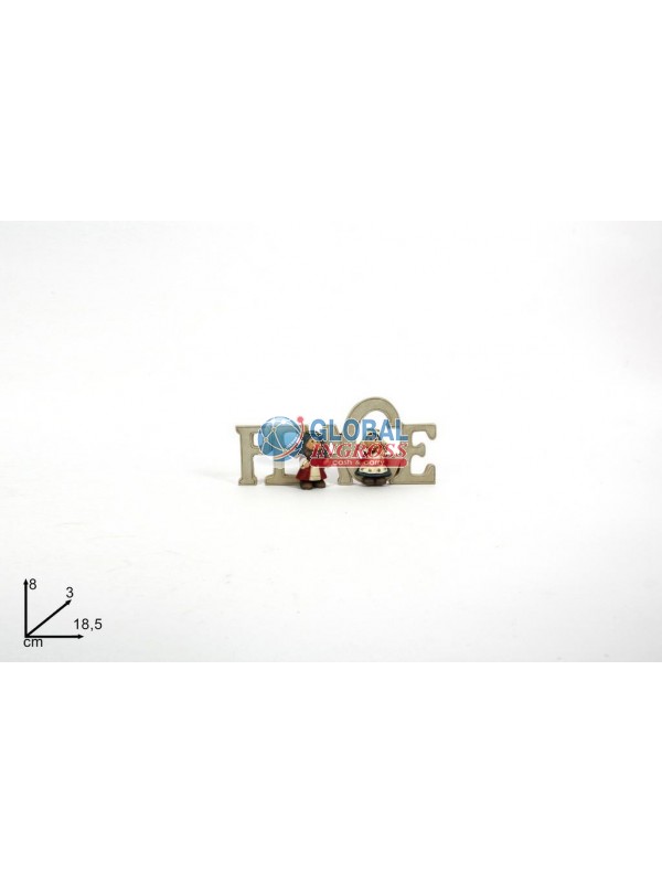 NATIVITA' C/SCRITTA PEACE