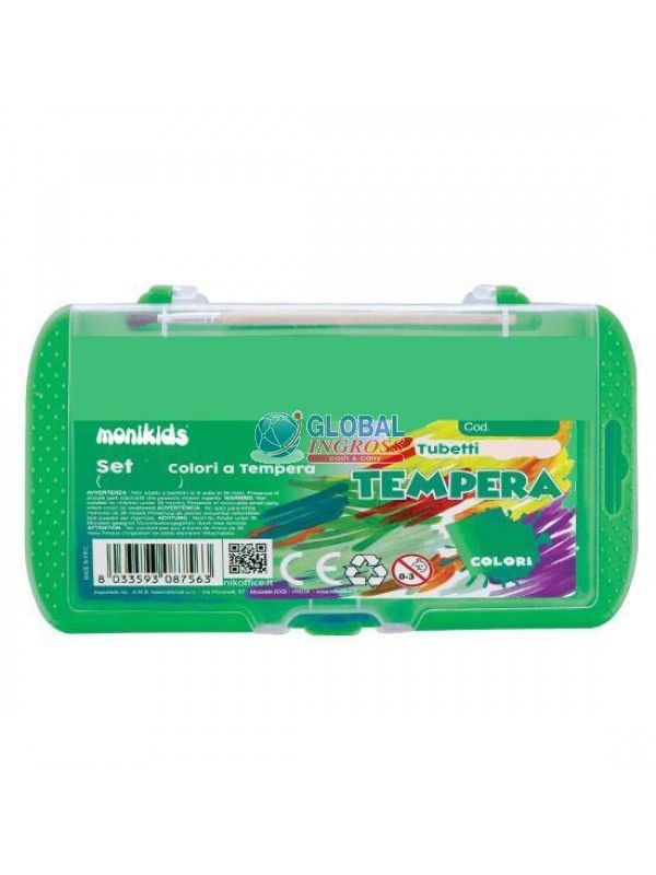 COLORI TEMPERA 21ml 7 TUBI .