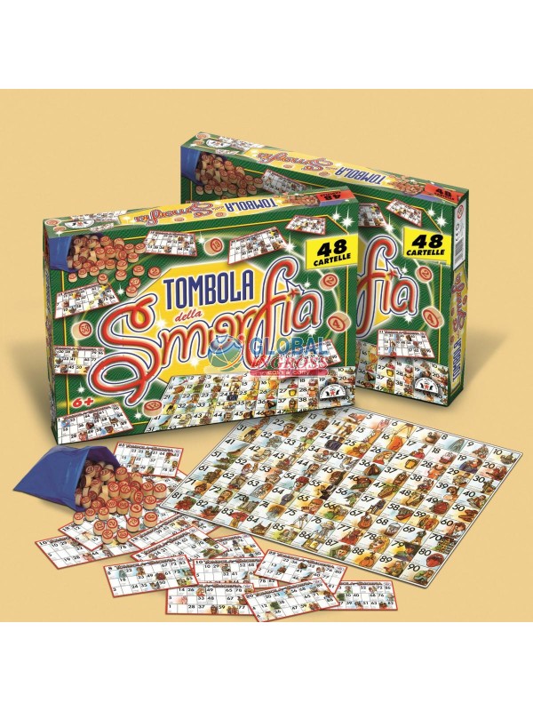 TOMBOLA DELLA SMORFIA 48 CARTELLE