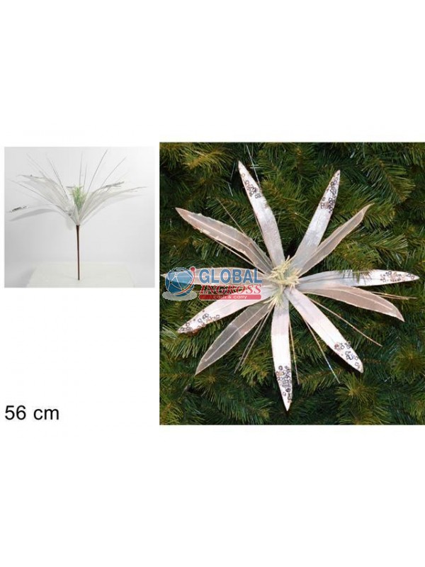 FIORE VELVET BIANCO 56cm