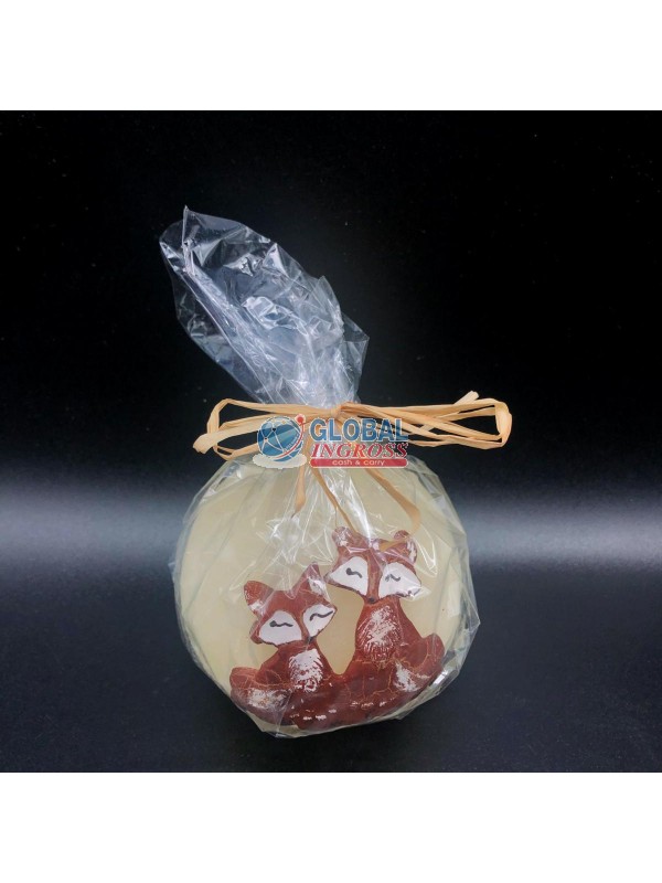 CANDELA PALLA DECORO VOLPE