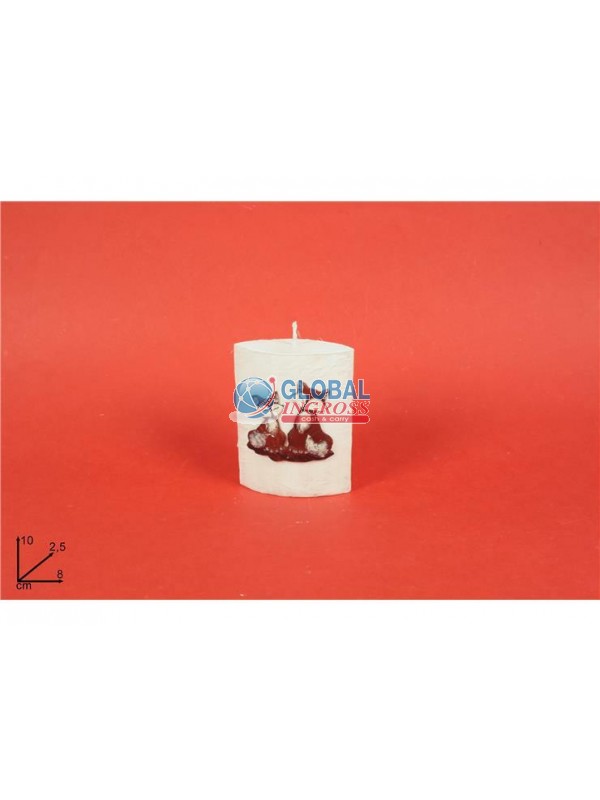 CANDELA PIATTA VOLPE 10cm