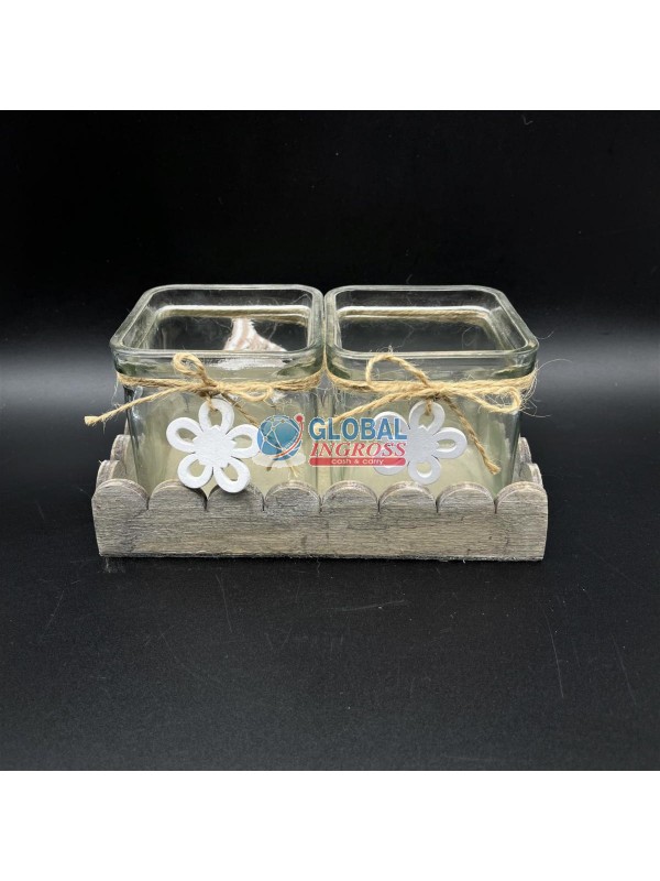P/CANDELA BASE LEGNO .M