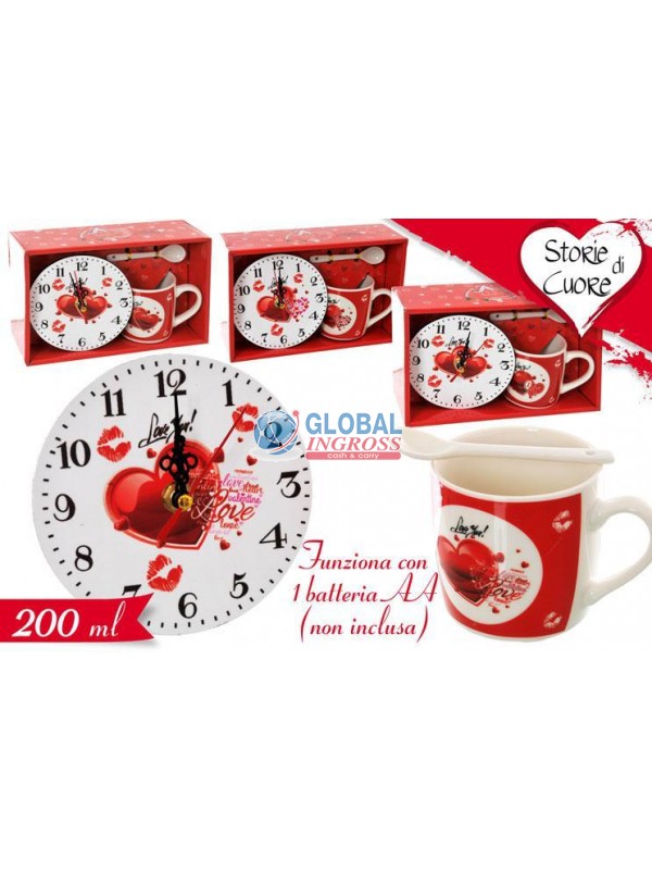SET LOVE TAZZA E OROLOGIO