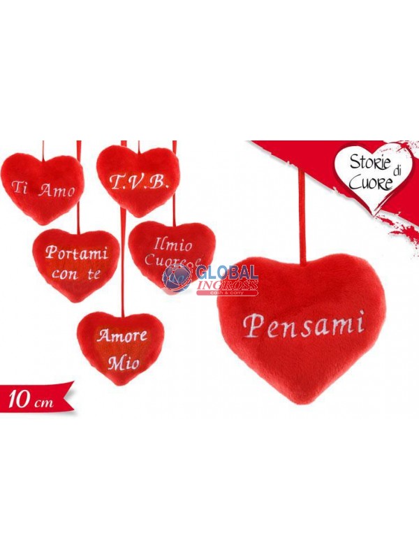 APPENDINO CUORE PELUCHE10cm