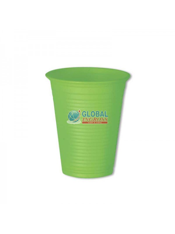 BICCHIERI BIOPLASTICA VERDE 50pz 200cc