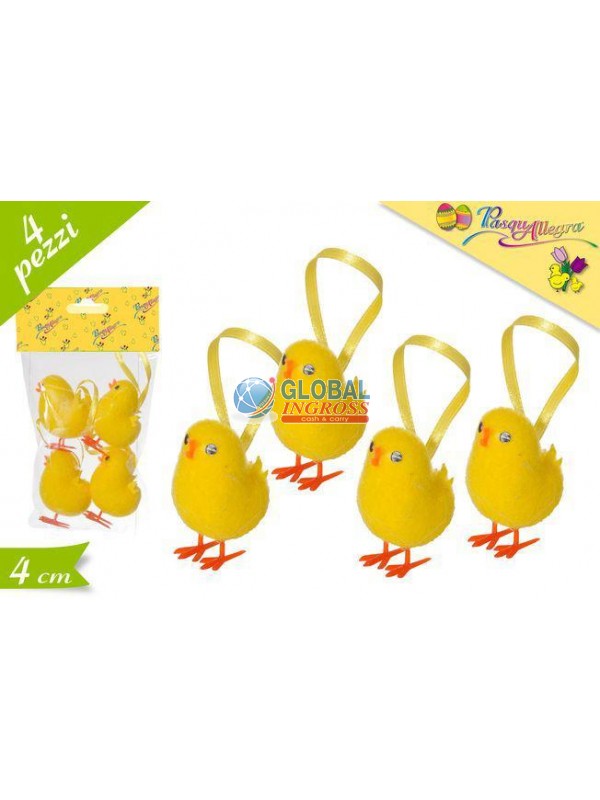 PENDAGLIO PULCINO 4pz