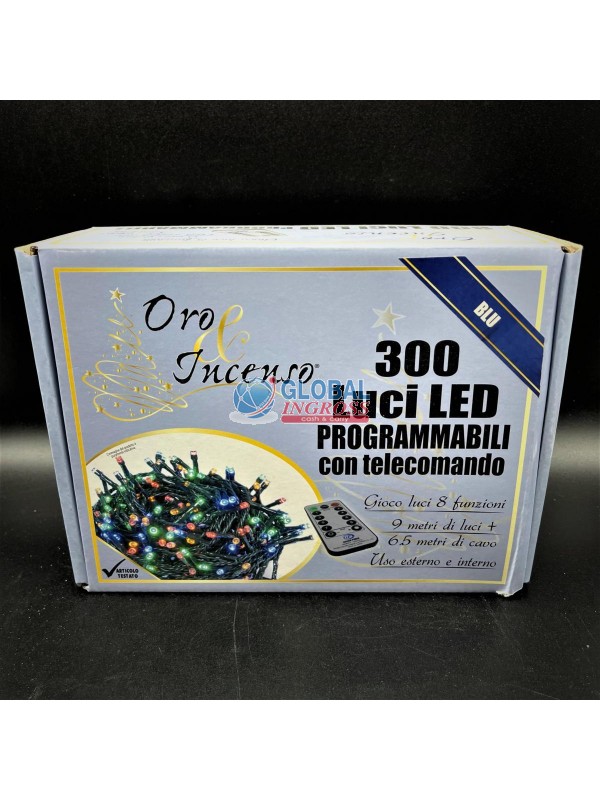 LED 300 BLU C/TELECOMANDO