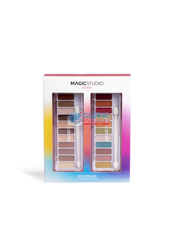 PALETTE STUDIO COLORFULMATTE vs METAL EYESHADOW