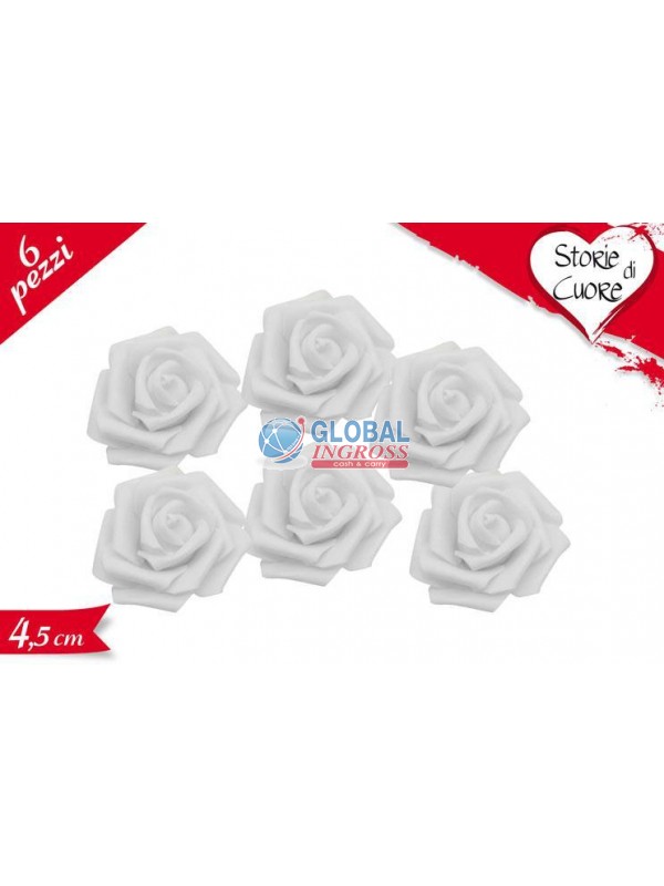 BUSTA ROSE 6pz BIANCO