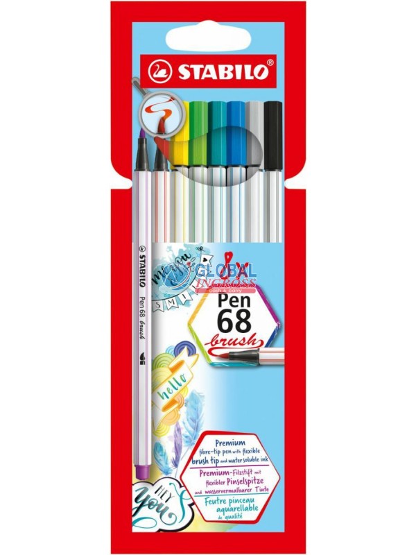 STABILO BRUSH  8 PEN68