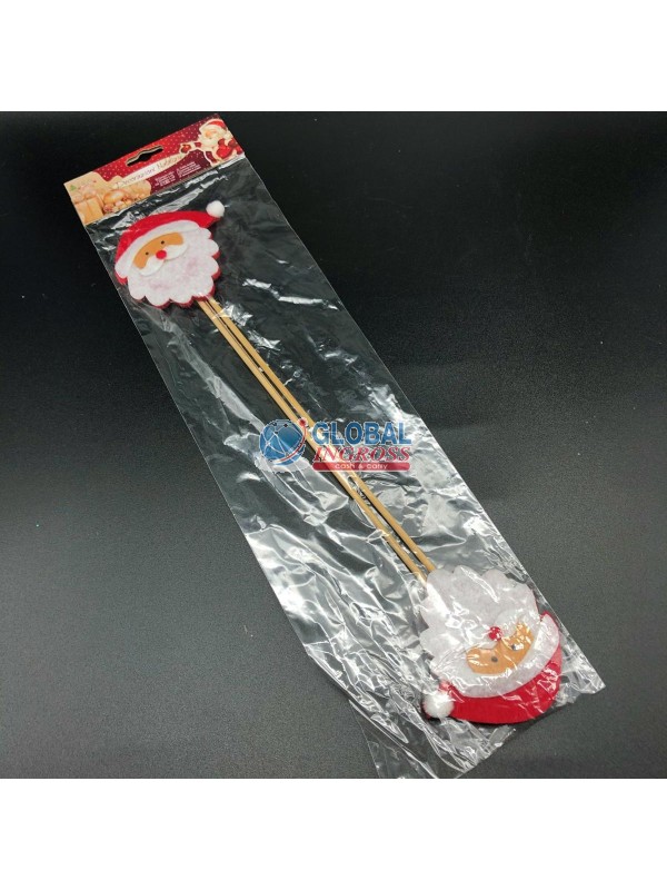 SPILLONI VISO BABBO NATALE 2pz