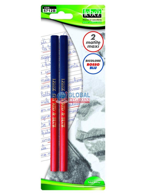 MATITA BICOLORE MAXI 2pz