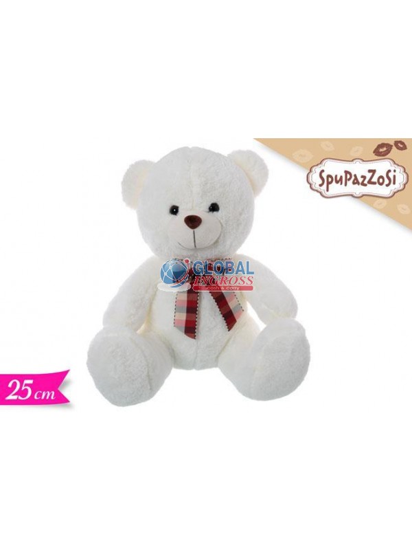 PELUCHE ORSO C/FIOCCO 25cm