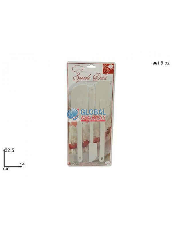 SPATOLE DOLCI 3pz