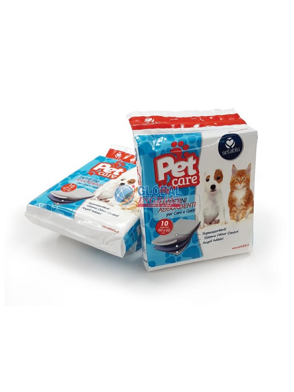 TAPPETINI PETS ASSORBENTI 60x60 10pz.