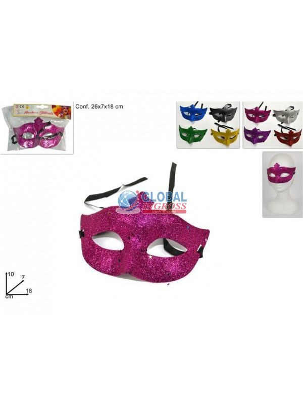 MASCHERINA GLITTER COL.ASS.