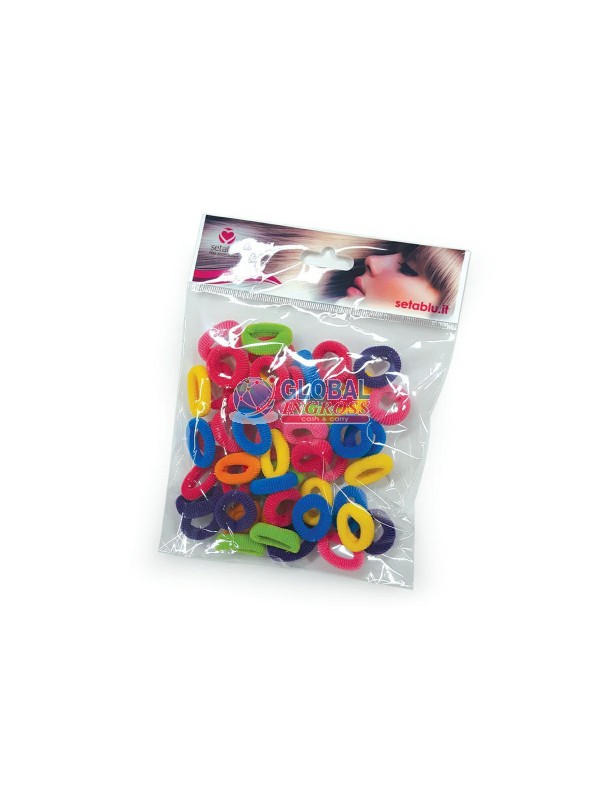 ELASTICI MINI COLORATI 50pz