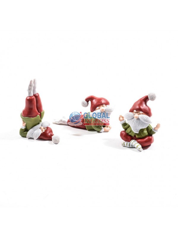 BABBO NATALE RESINA 8cmASS.