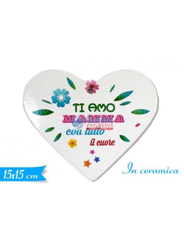 CUORE MAMMA CERAMICA 15x15