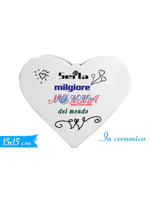 CUORE NONNA CERAMICA 15x15