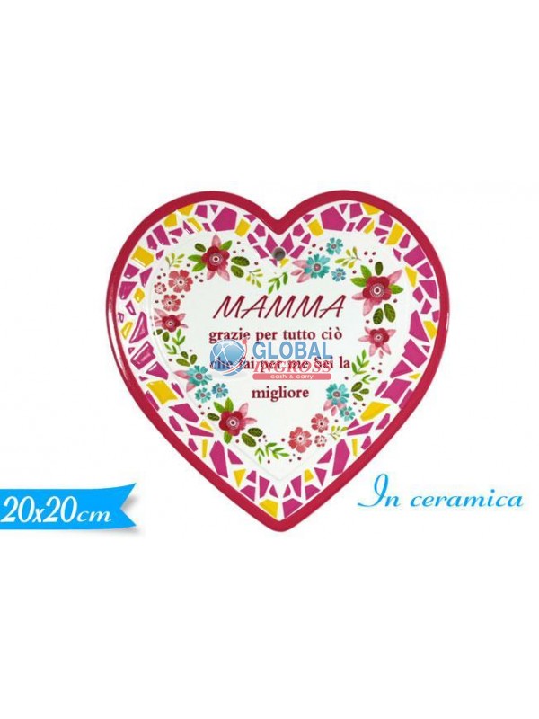 CUORE MAMMA CERAMICA 20x20