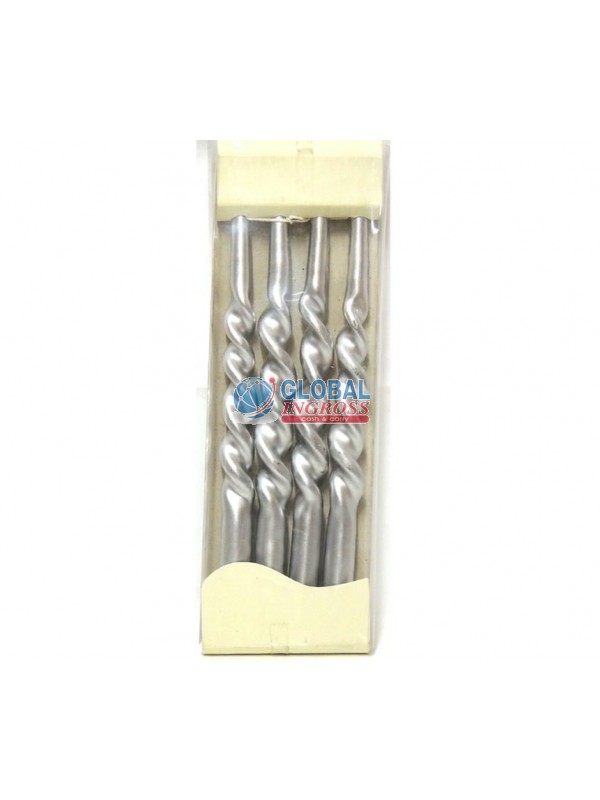 SET CAND. SPIRALE SILVER PZ.4