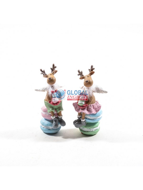 RENNA SU PASTICCINO 18cm ASS.