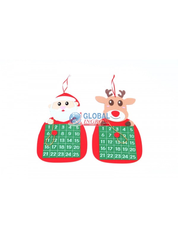 CALENDARIO DELL'AVVENTO36cm PANNOLENCI