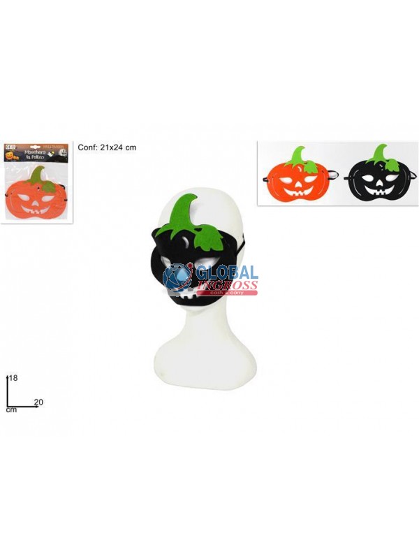 MASCHERA ZUCCA FELTRO