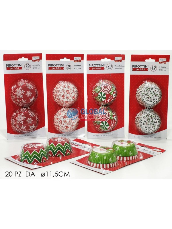 PIROTTINI NATALIZI 11cm20pz