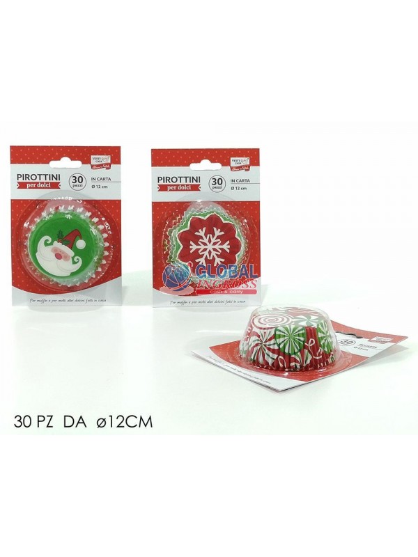 PIROTTINI NATALIZI 12cm30pz