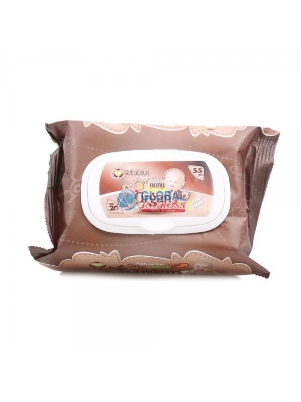 SALVIETTINE BABY TRAVELARGAN 20pz POP UP