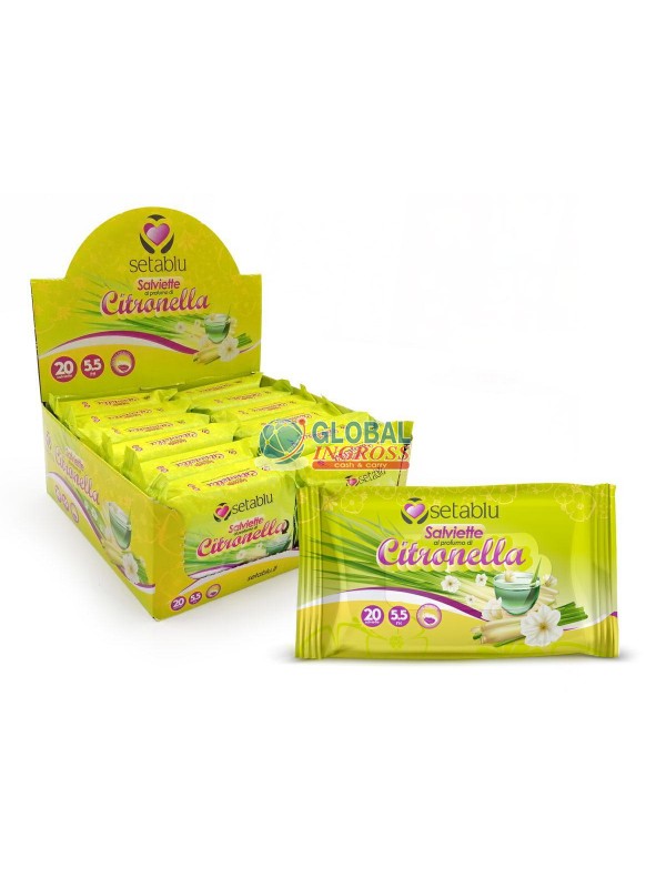 SALVIETTINE CITRONELLA 20pz