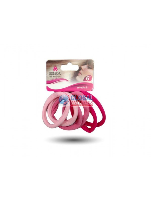 ELASTICI 6pz PINK SHADES