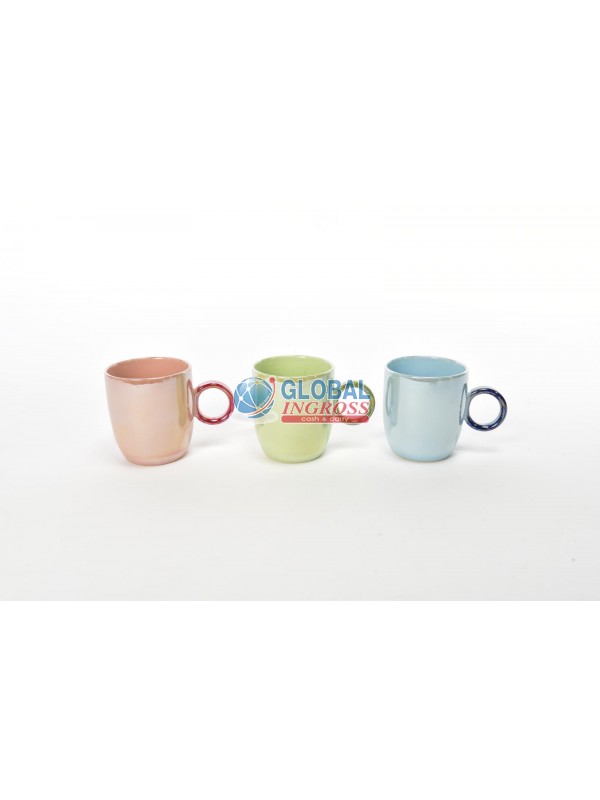 TAZZA C/MANICO ANELLO COL.ASS.