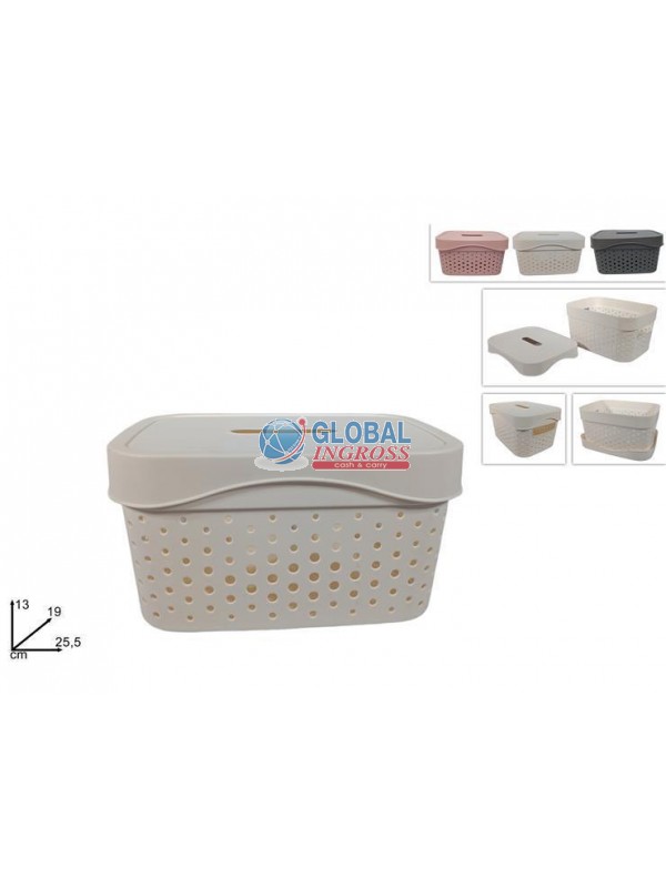 CONTENITORE FORATO C/COPERCHIO