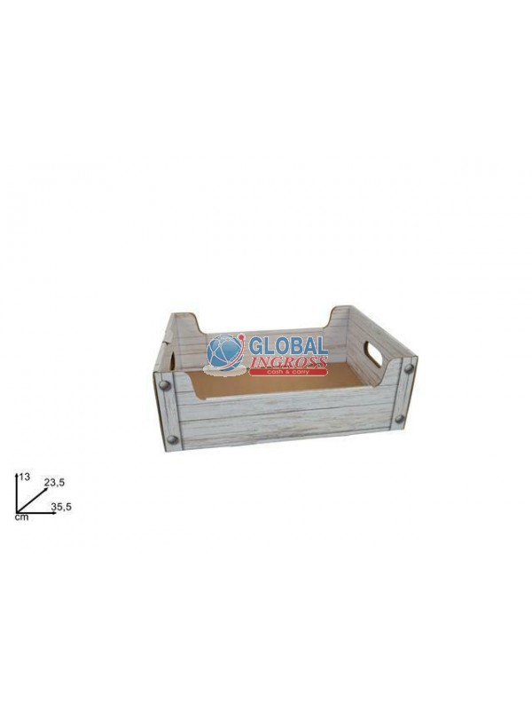 CASSETTA CARTONE BIANCO35x23x13