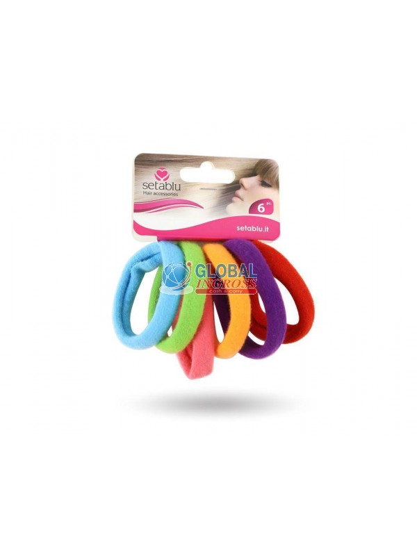 ELASTICI CARLIE 6pz COL.ASS.