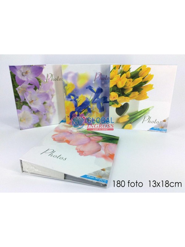 ALBUM FOTO 13x18 FIORI 180 FOTO