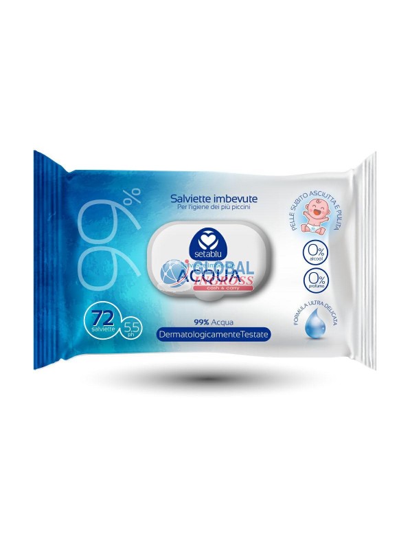 SALVIETTINE NEUTRE ACQUA 72pz