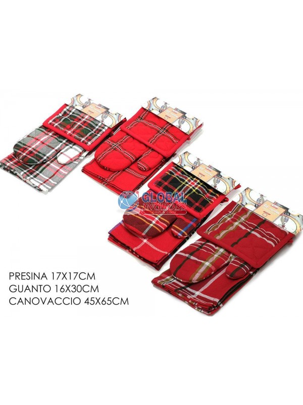 GUANTO CUCINA SCOZZESE + PRESINA E CANOVACCIO