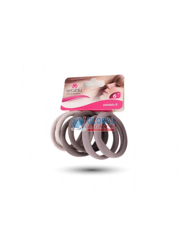 ELASTICI CAPELLI NICE GRAY 6pz COL.ASS.